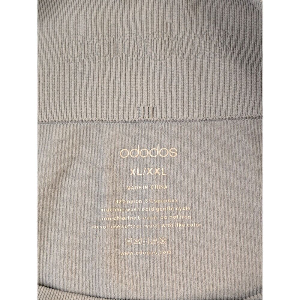 ODODOS Women’s XL/XXL Blue Ribbed High Waist Bodycon Mini Skirt NWOT